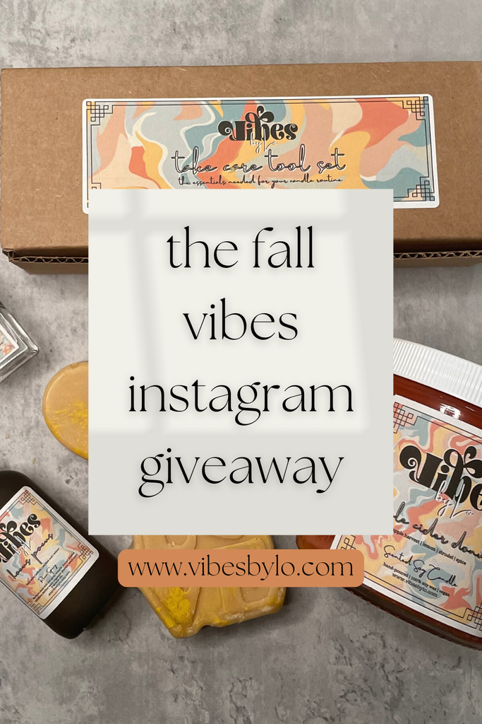 The Instagram Fall Giveaway ends at MIDNIGHT!